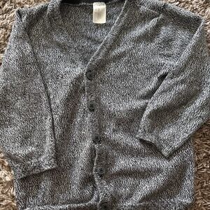 H&M Toddler Blue Marl Cardigan Sweater size 1.5-2Y
